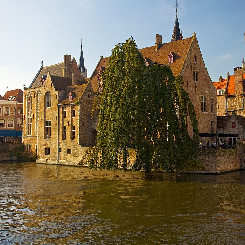 Architectural photography of Bruges, Belgium